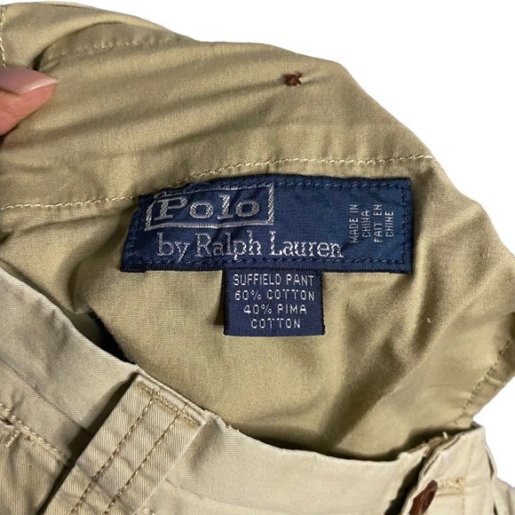 Polo Ralph Lauren Men's Light Tan Suffield Stretch Chino Pants - Picture 8 of 11